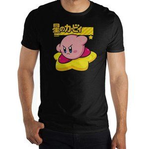 Men's Nintendo Kirby Warpstar Graphic Tee Shirt